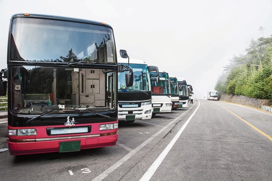 Les autobus privés: un avantage!Photo: dr