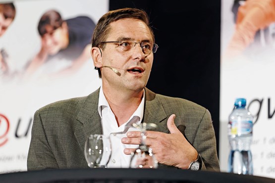 Hans-Ulrich Bigler, directeur de l’usam, avec Silvio Bizzini.