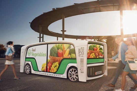 Une formule originale: une carrosserie («pod») séparable du châssis-plate-forme («skateboard»). La partie inférieure peut être remplacée à la fin de son cycle de vie. PHOTO: JLA