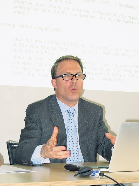 Pierre-Marie Glauser,  professeur à l’Université  de Lausanne, sur la  réforme de la fiscalité  successorale