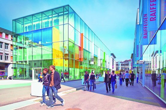 La priorité pour l’aménagement du territoire en l’état actuel: se concentrer sur le développement de l’urbanisation recentré à l’intérieur du milieu bâti, tout en tenant compte d’une qualité de l’habitat adéquate.Swiss-Image