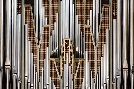 Les orgues de St.-Pierre à Genève: la marque SWISS LABEL se concentre sur les valeurs typiquement suisses telles que la qualité, le respect des délais de livraison, la sécurité et la fiabilité.  Photo: dr