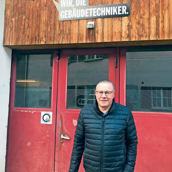 Il travaille là où les autres viennent en vacances: Viktor Scharegg est le nouveau président de l’Union cantonale grisonne des arts et métiers. Photo: dr