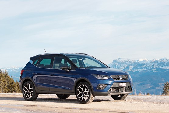 Sauber und günstig: Der Arona fügt sich optisch und technisch nahtlos in jede Verkehrssituation ein.Bild: RHo